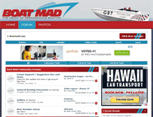 Tablet Screenshot of boatmad.com
